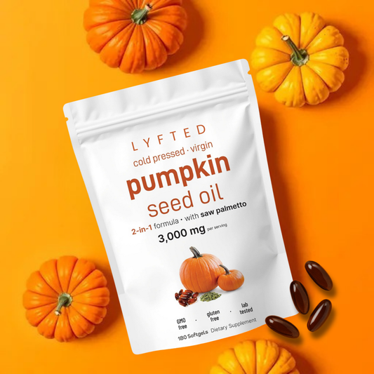 LYFTED PUMPKIN SEED OIL WITH SAW PALMETTO SOFTGELS