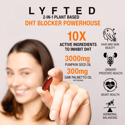 LYFTED PUMPKIN SEED OIL WITH SAW PALMETTO SOFTGELS