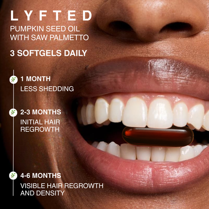 LYFTED PUMPKIN SEED OIL WITH SAW PALMETTO SOFTGELS
