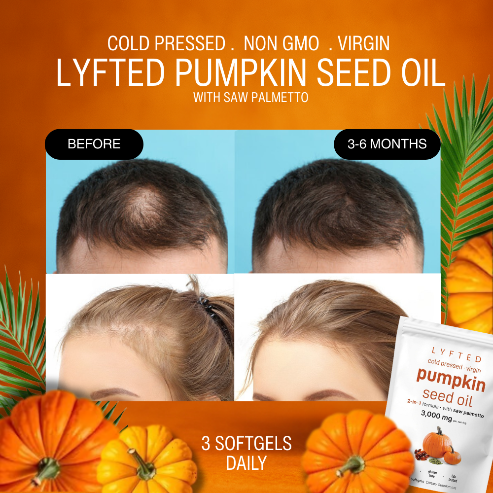 LYFTED PUMPKIN SEED OIL WITH SAW PALMETTO SOFTGELS
